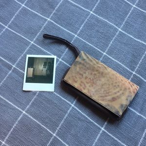 Donald J. Pliner Animal Print Wristlet Wallet